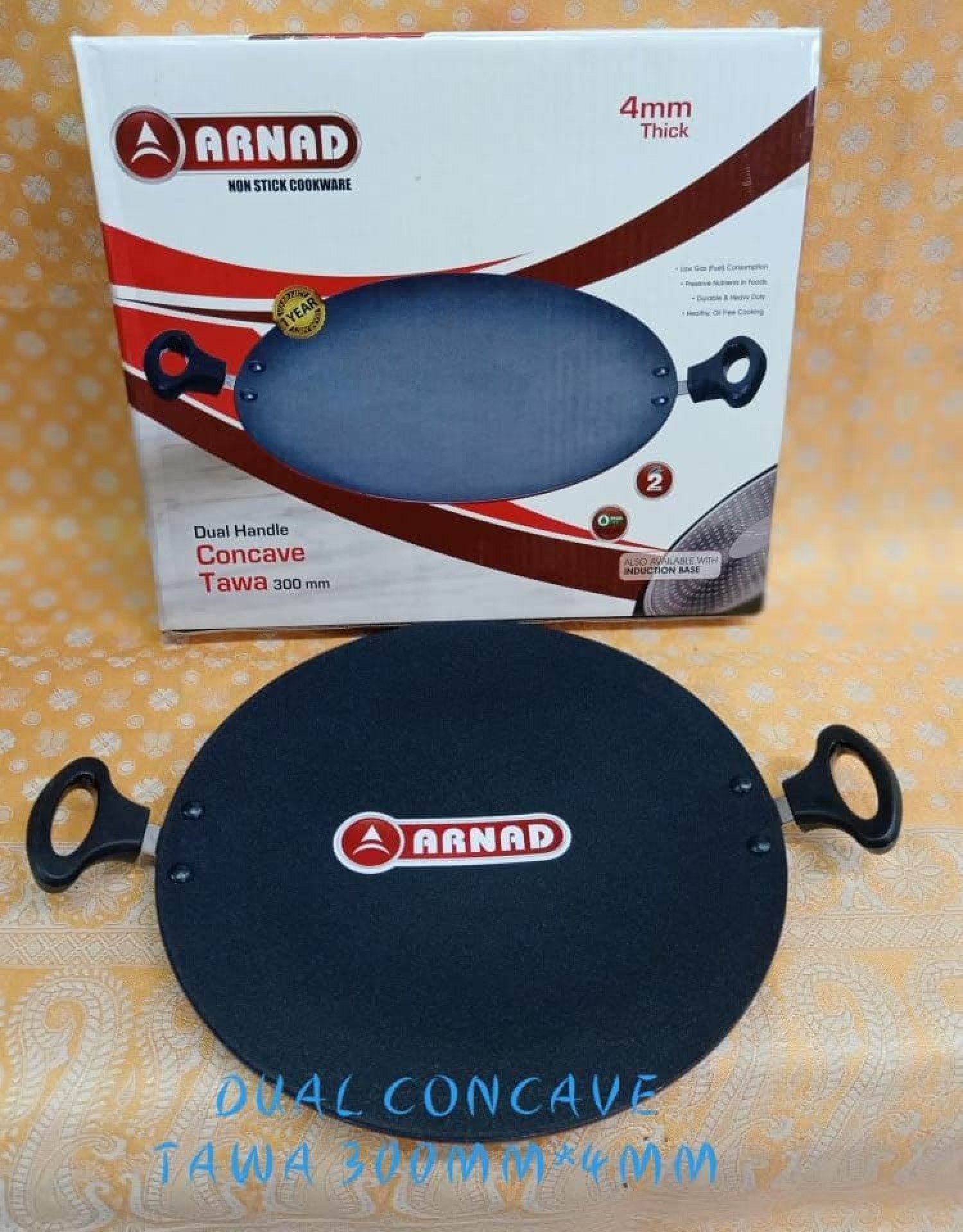 Dual Concave Roti Tawa 300*4mm