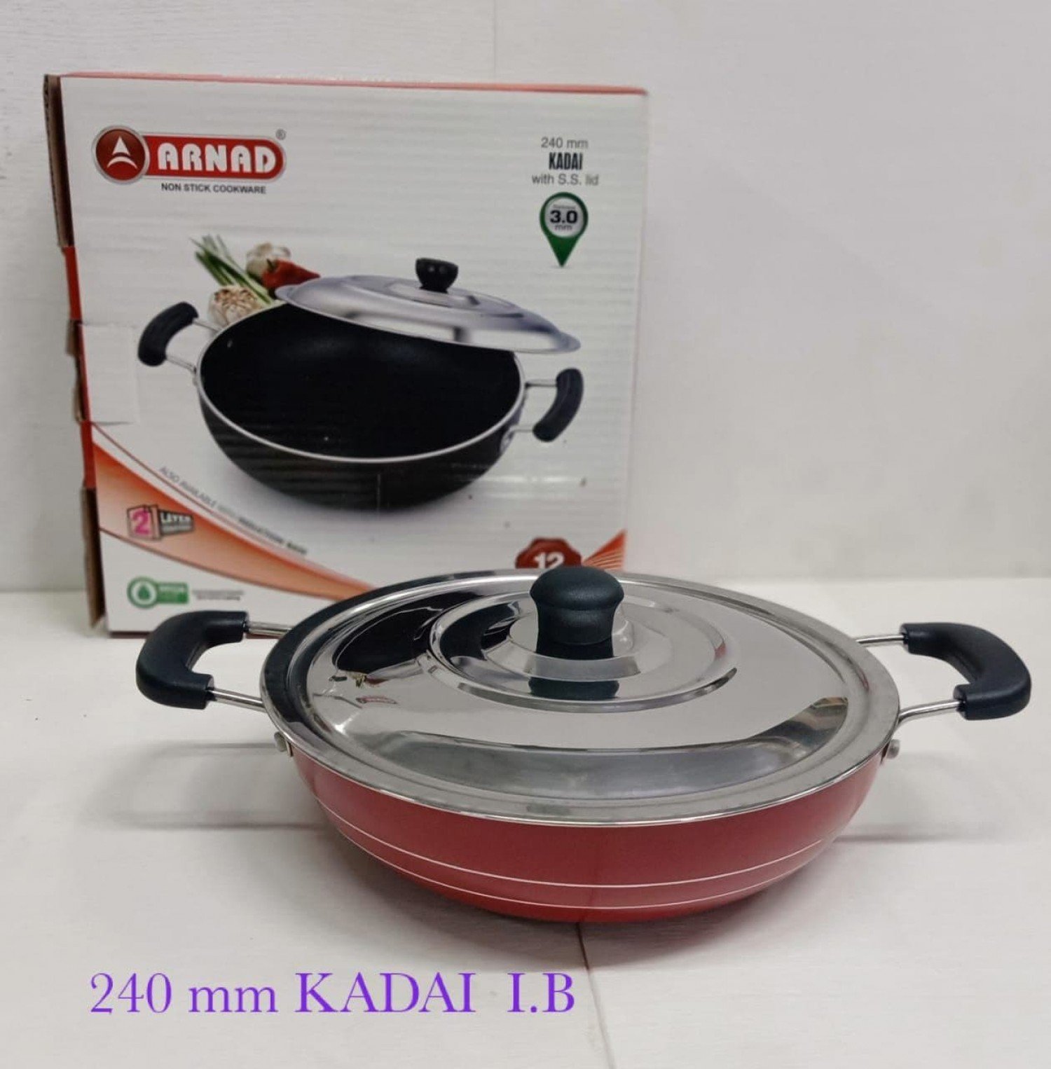 Kadai 240*3mm S.S. Lid  
