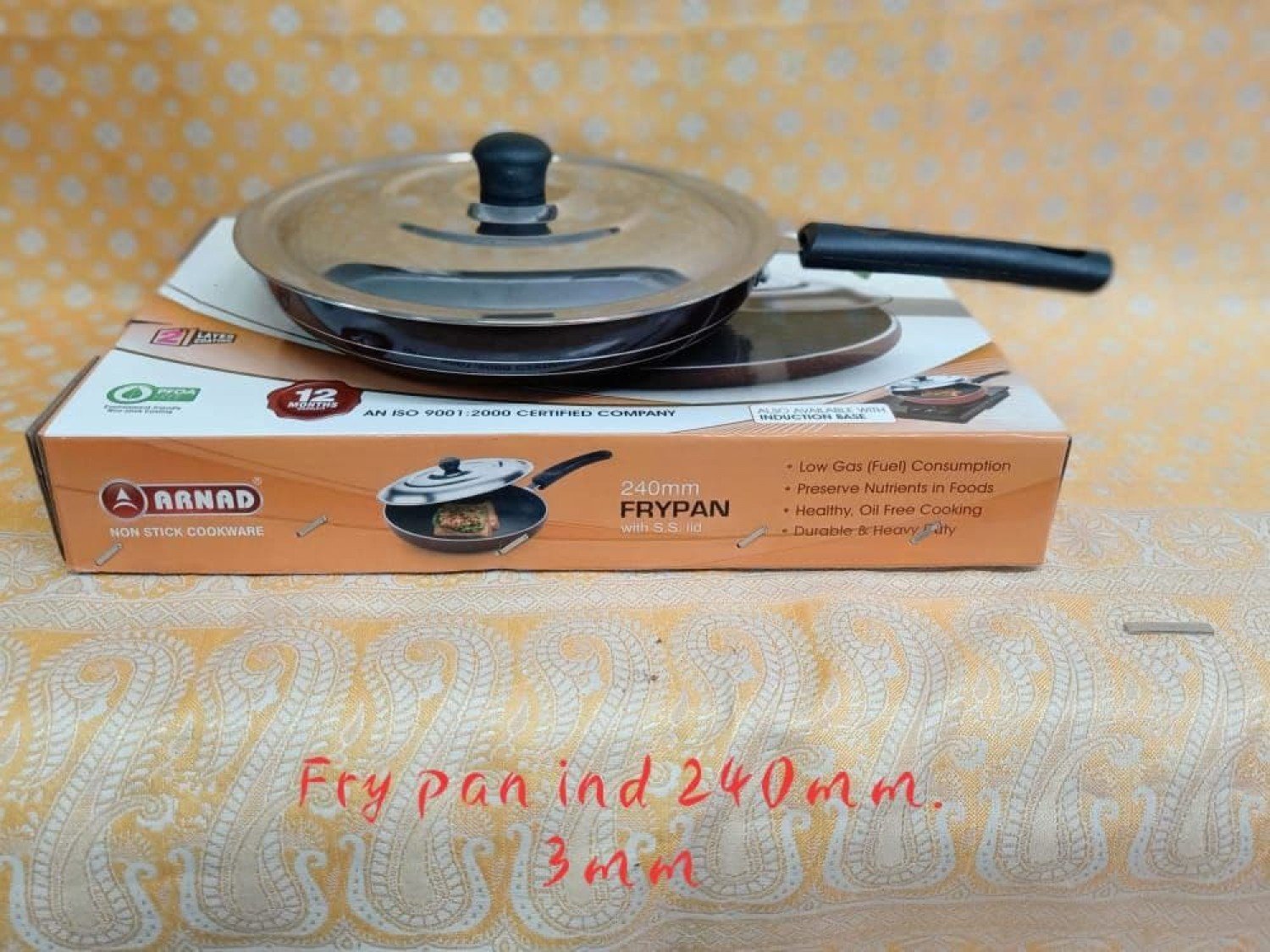 Frypan Induction Base 245mm*3mm Fixed