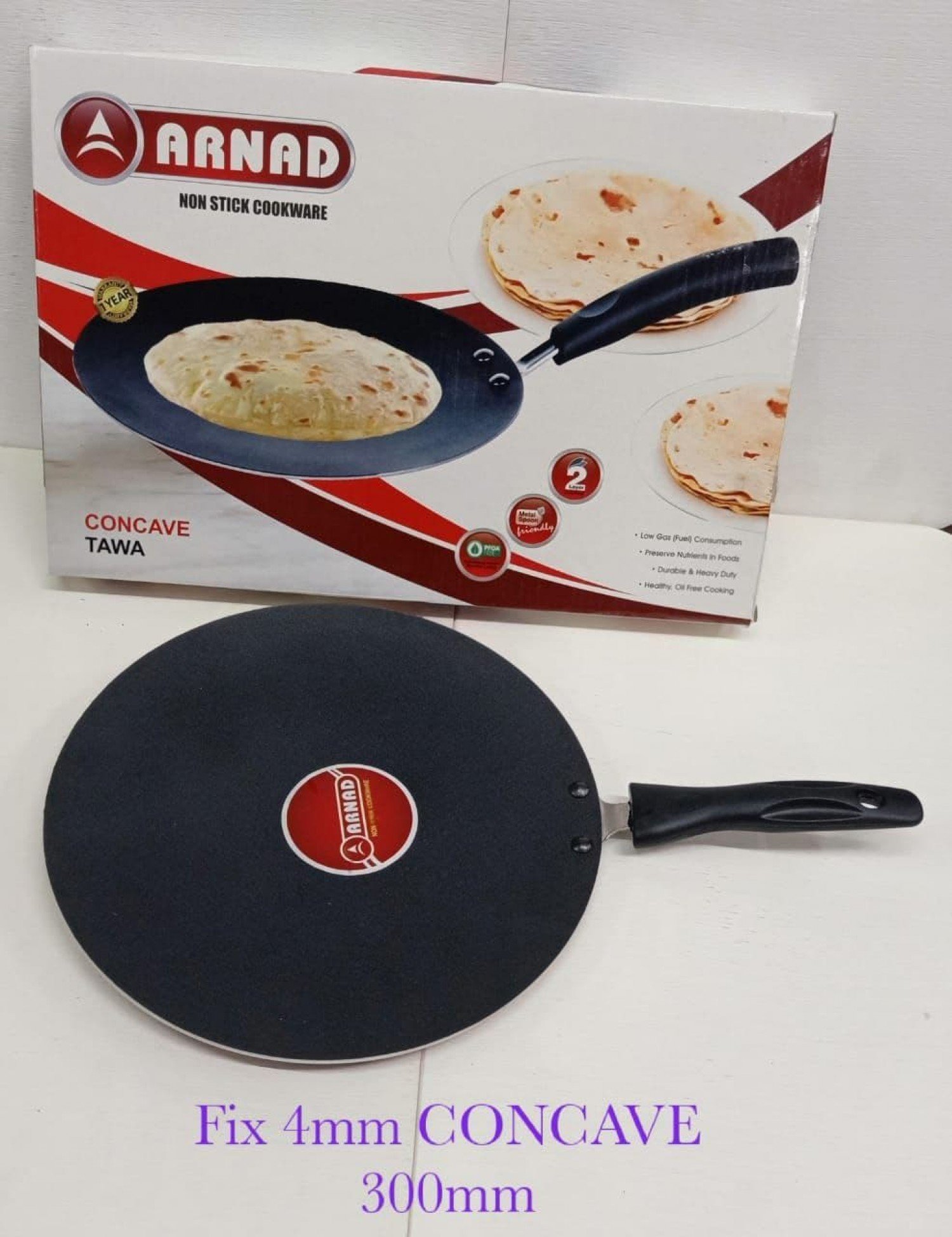 Concave Roti  Tawa 300*4MM 	
