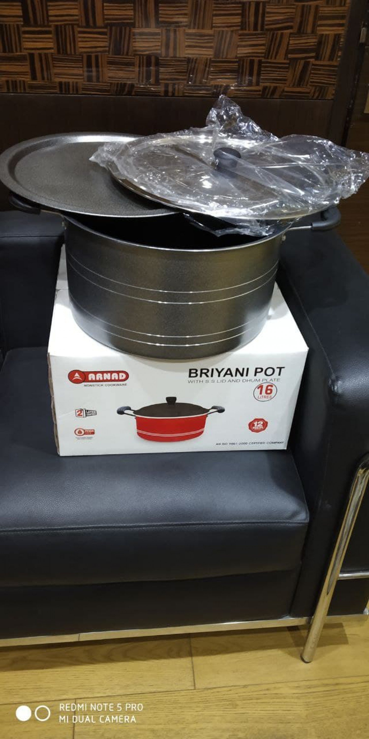 BRIYANI POT 16LTR WITH S.S.LID