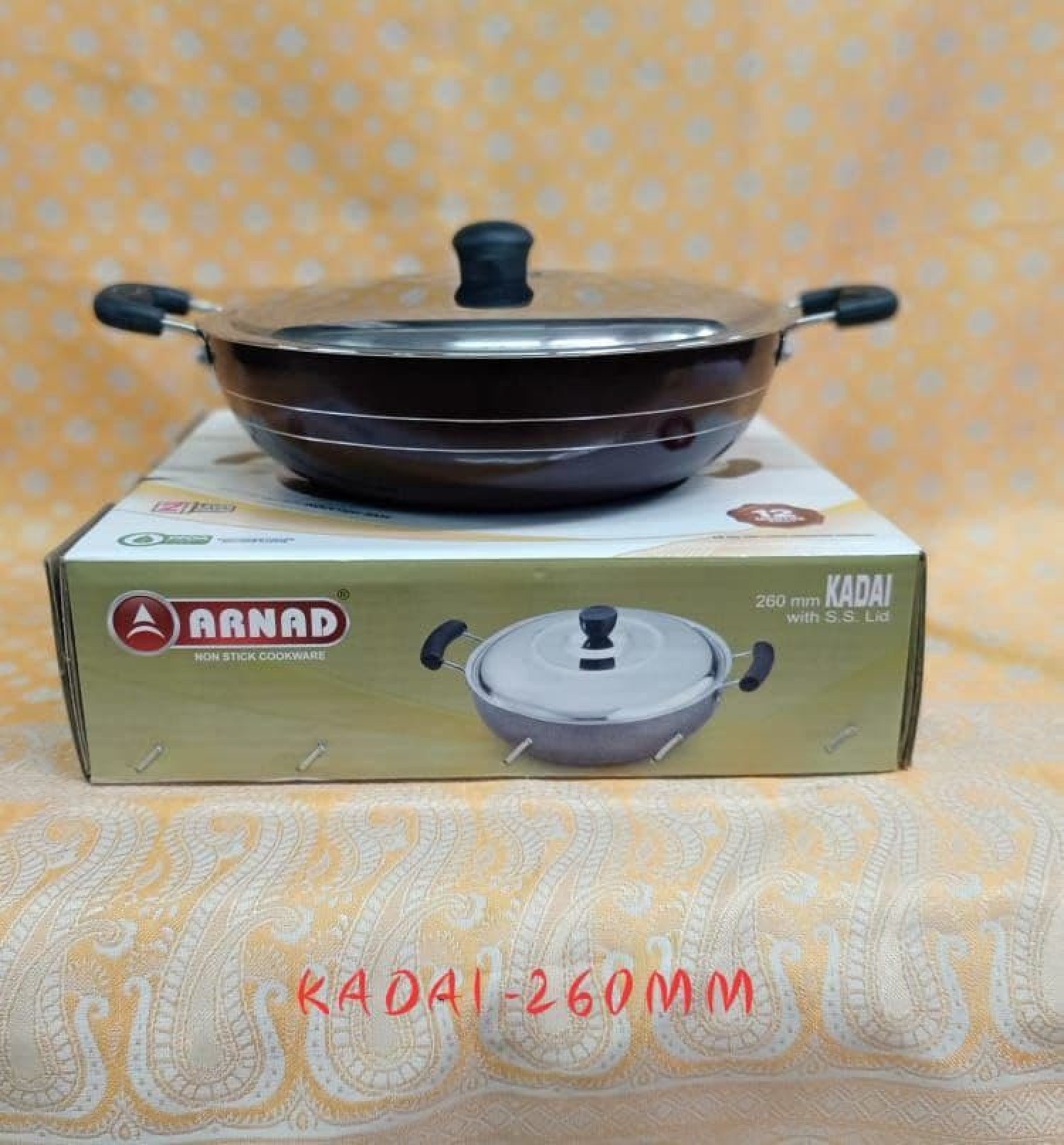 Kadai 260*3mm s.s.lid
