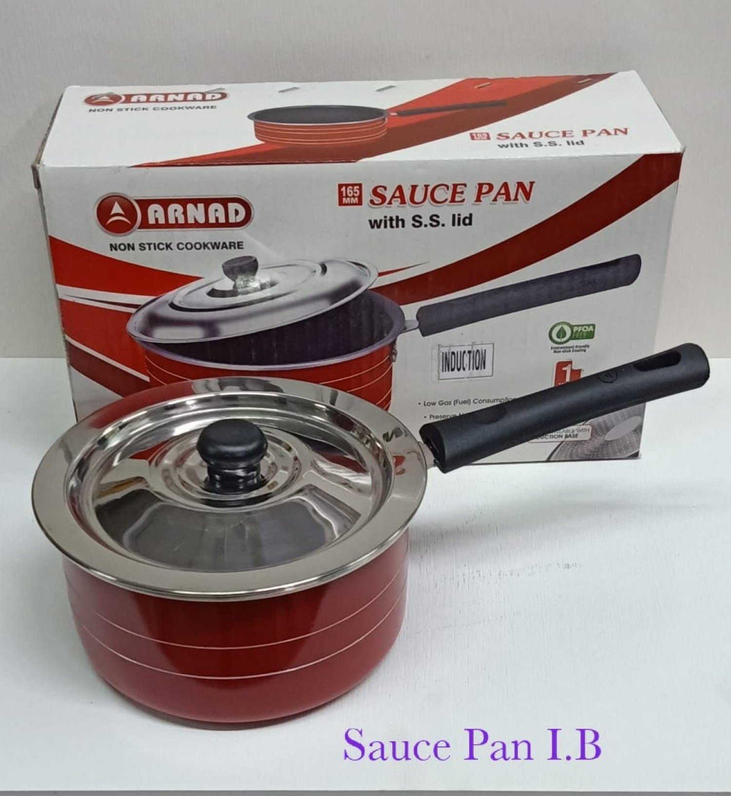 Saucepan Induction Base S.S.Lid 165mm