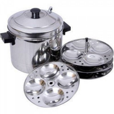 4-PLATES IDLI COOKER (16Pcs Of Idli)
