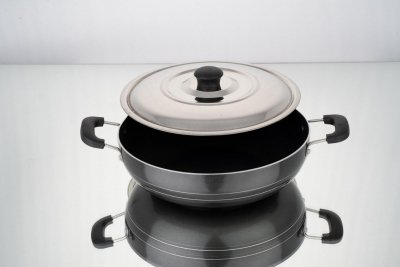 3MM INDUCTION KADAI BIG WITH S.S.LID 280