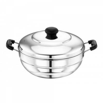 MULTI KADAI WITH 2-TIER IDLI PLATE (8Pcs Of Idli)