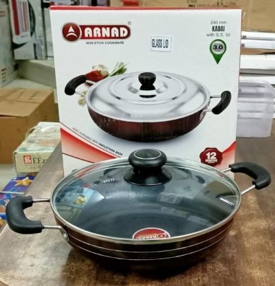 Kadai 240*3mm Glass lid