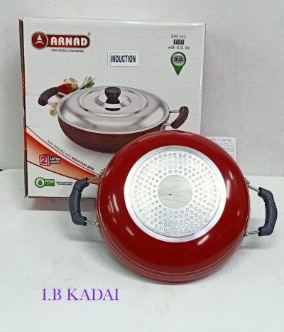Kadai Induction base 240*3mm S.S. Lid  